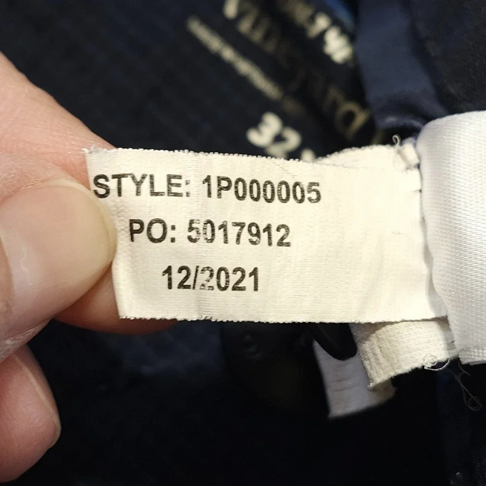Vineyard Vines Performance On-The-Go Pant 32x29 Navy Blue Stretch Chino 1P000005